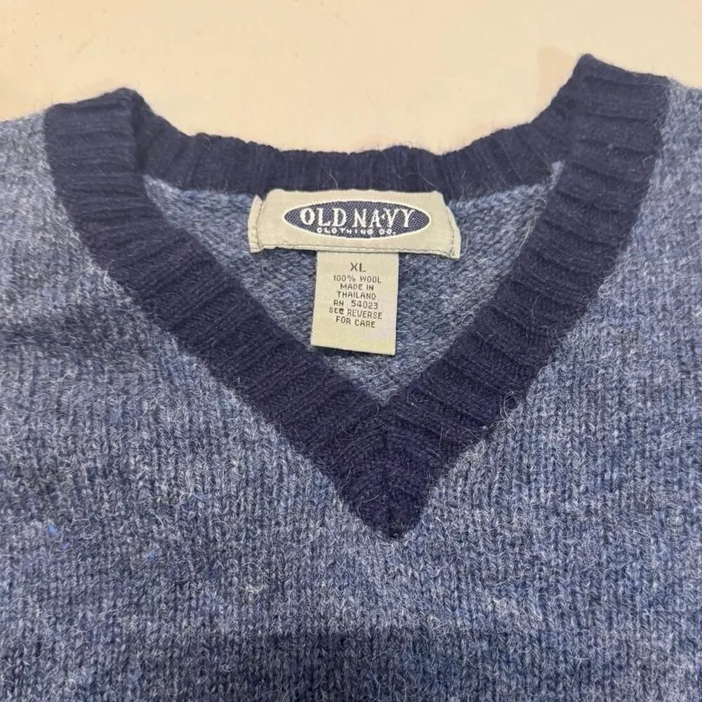 Old-navy Men's Blue and Navy Jumper